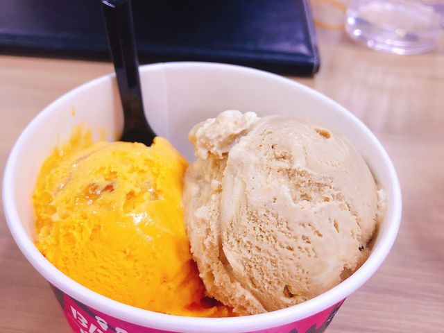 パンプキンとモンブランのアイス_サーティワンアイスクリームイオン飯田店(31 Baskin-Robbins)