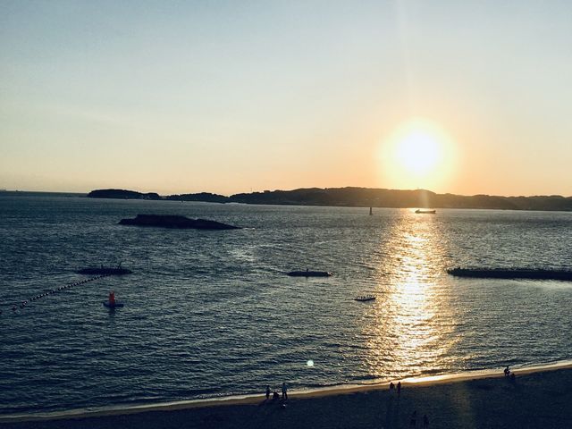夕日_サンセットビーチ