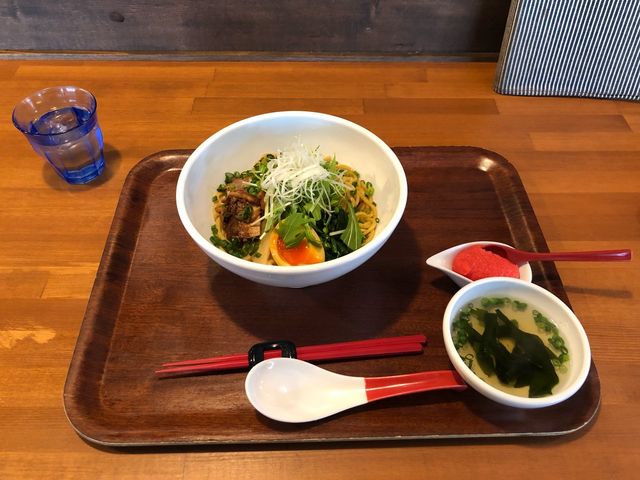 Cafeオヤジ(まぜそば&明太子トッピング税込1,026円)_CAFEオヤジ