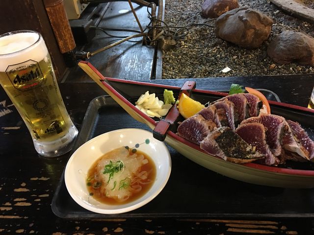 生ビールとのれそれも一緒に買いました。_やいろ亭