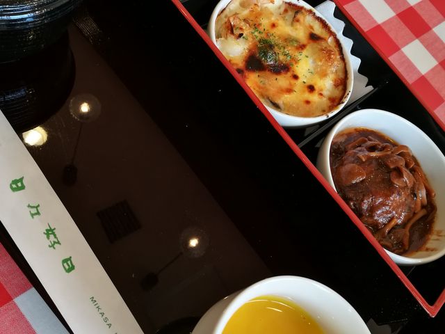 いろんな味が楽しめます_銀座洋食三笠会館 江戸東京博物館店