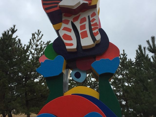 塔が立っていました_ベネッセハウス ミュージアム