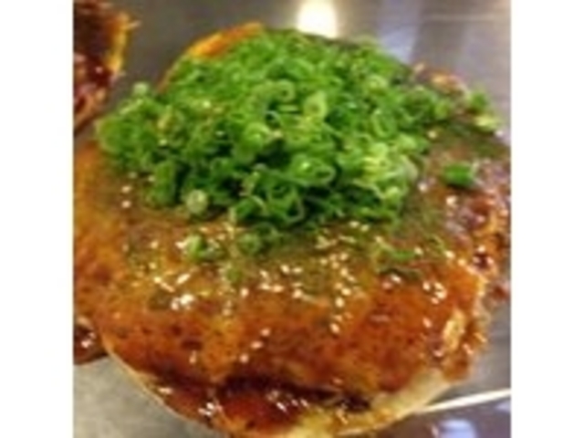 ネギたっぷり_お好み焼き 長田屋
