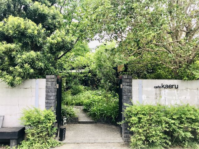 【cafe kaeru】お店の入り口_cafe kaeru