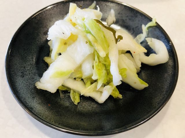 無料の漬物美味しかった_中華そばたんたん