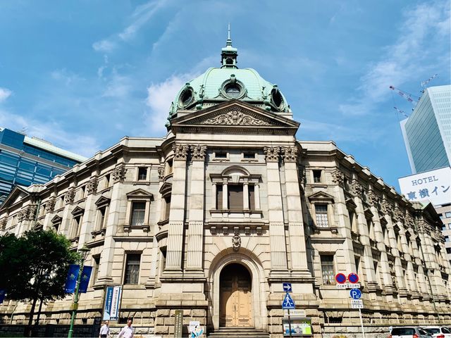 【神奈川県立歴史博物館(旧横浜正金銀行本店本館)】正面玄関_神奈川県立歴史博物館(旧横浜正金銀行本店本館)
