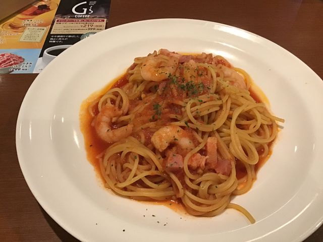 オーダーした、パスタ_ガスト 前橋東店