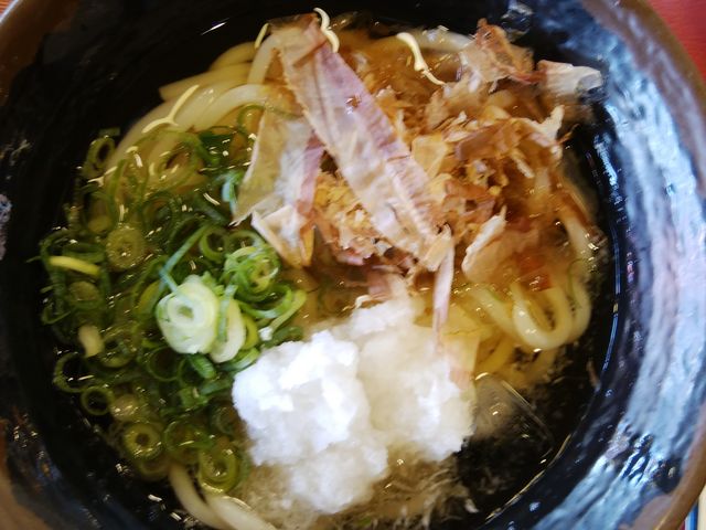 冷やしうどん・248円_まいどおおきに 清水江尻食堂