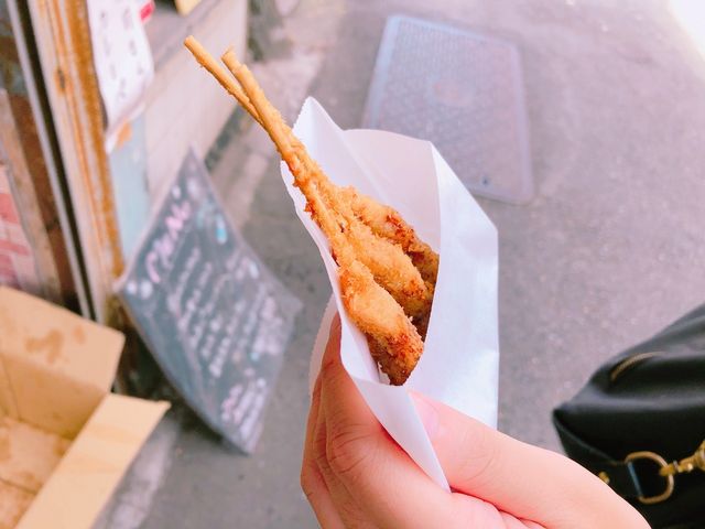 ホルモン揚げは普通でした。
今度はコロッケにしよう。_岡重肉店
