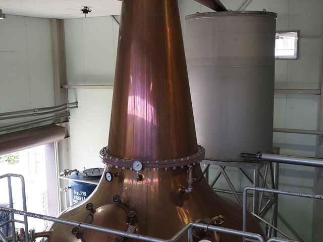 蒸留設備_本坊酒造 マルス駒ヶ岳蒸溜所