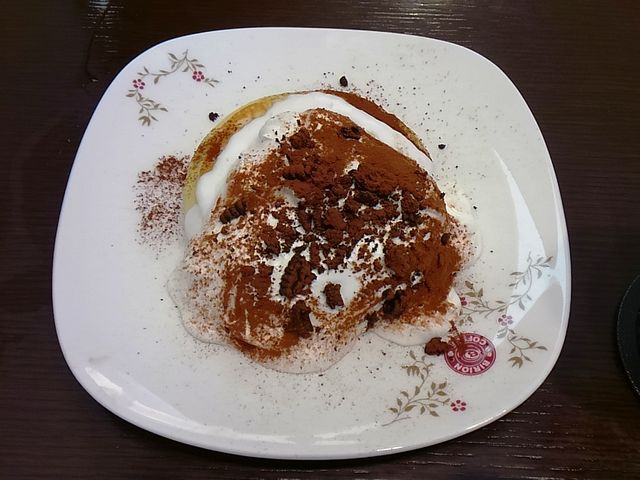 天使のシャンティーショコラパンケーキ_ビリオン珈琲 大垣林町店