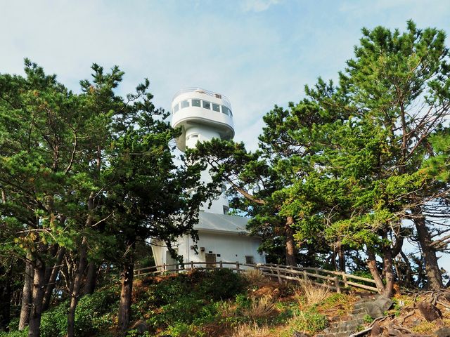 門脇崎灯台_橋立つり橋
