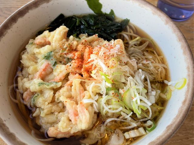 センター1Fの蕎麦(600円)_休暇村岩手網張温泉スキー場