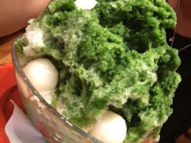 どこをすくって食べてもちゃんと蜜がかかってる_茶香房 長竹
