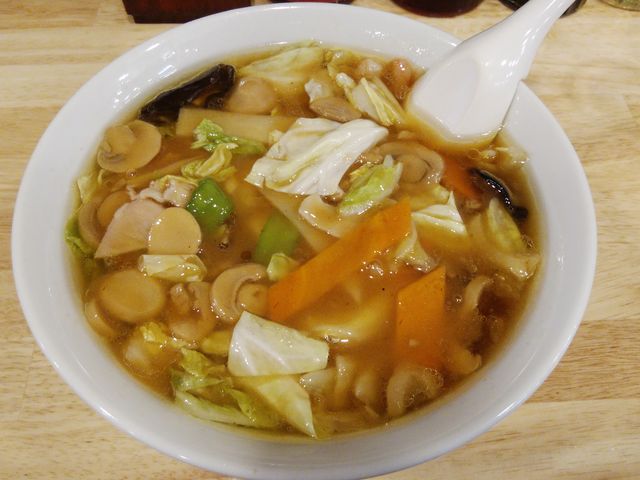 「五目そば」です。汗びっしょりになります。_昇龍 上野 PART.1