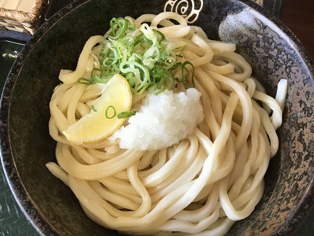 オーダーしたうどん。_はなまるうどん 高崎店