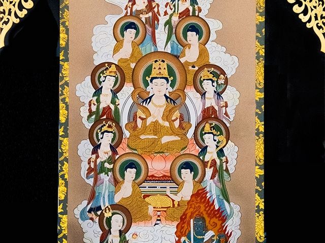 仏画も見事なものばかりでした。_猪名野山 願成就寺 安楽院
