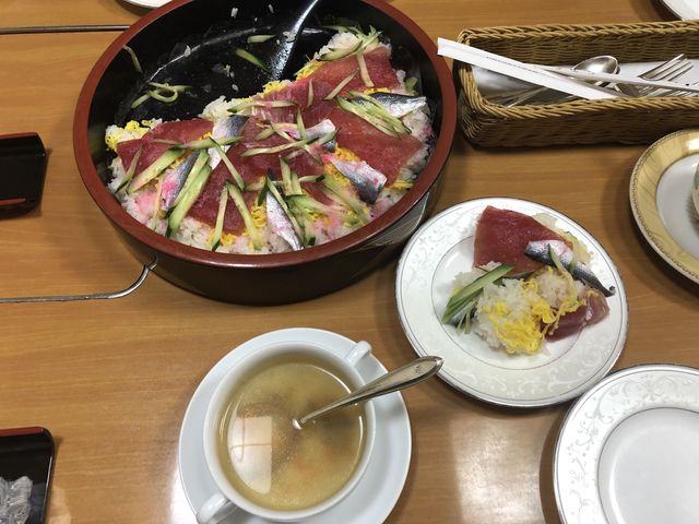豪華な食事でした。_大曲エンパイヤホテル