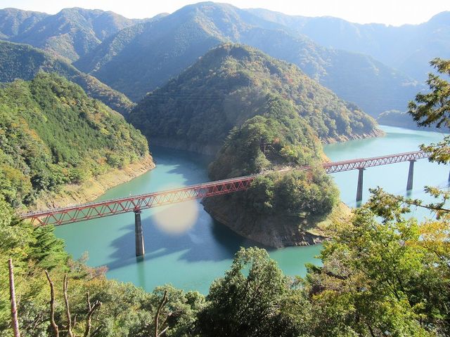 奥大井湖上駅全景_奥大井湖上駅
