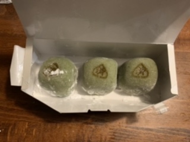 抹茶栗大福_銀座あけぼの 銀座本店