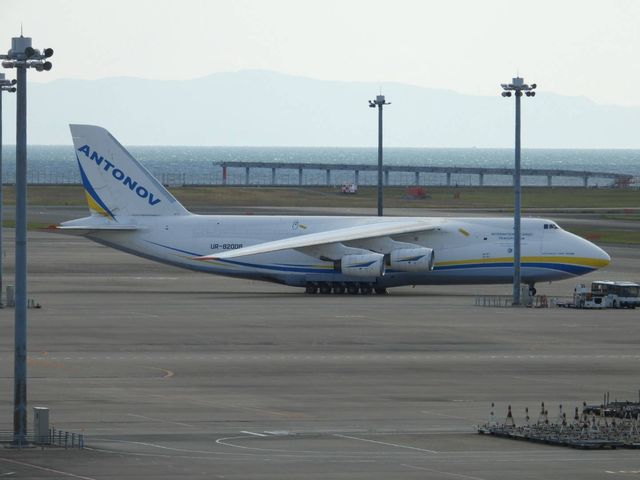 珍しい輸送機がいました。_セグウェイガイドサービス
