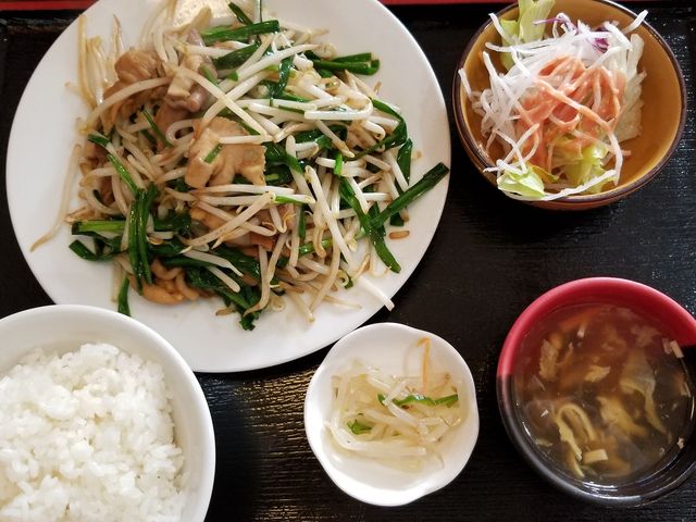 にらホルモン定食_中華料理 醉拳
