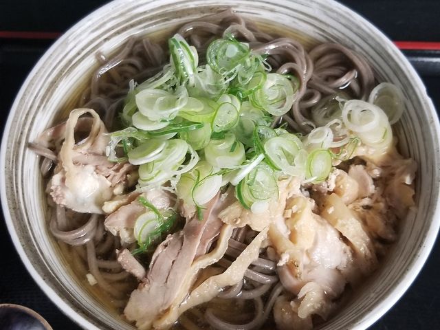 冷たい肉そば中盛_肉そば藤七