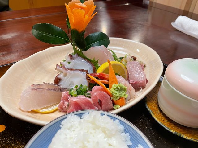 青島御膳のお刺身_磯料理 網元