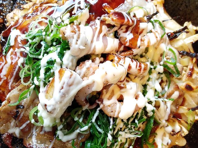 おこほん焼き海鮮と豚_大阪梅田お好み焼き本舗 静岡瀬名店