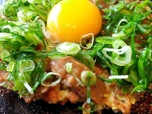 すじこんネギ玉ハーフ_大阪梅田お好み焼き本舗 静岡瀬名店