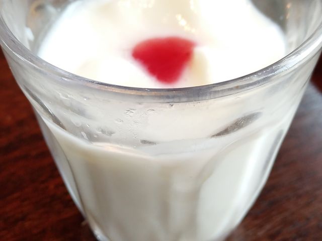 季節の杏仁豆腐_大阪梅田お好み焼き本舗 静岡瀬名店