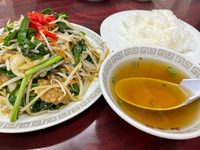 レバニラ炒め_山海楼