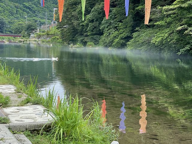 アヒルさん_湯原温泉 湯快感 花やしき