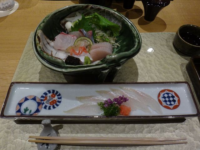 穴子の刺身もありました。_宮浜温泉