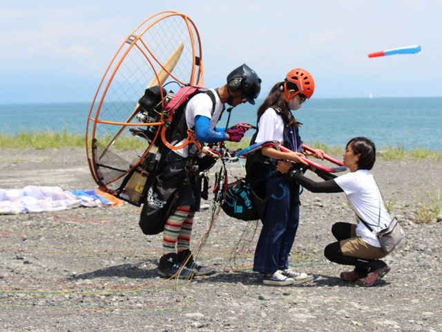 今から飛びまーす!ドキドキ…_飛亭