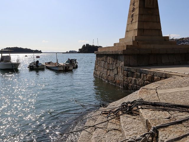 鞆の浦の代表的景観です。_雁木