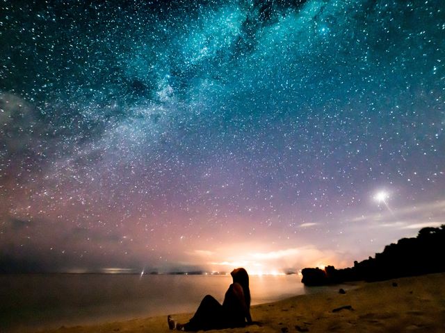 小学生の娘でもポーズが決まりました_沖縄本島 星空フォト FUVRY ファヴリー