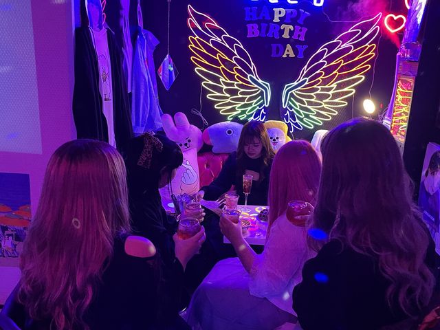 誕生会_韓国CAFE&BAR パピョン