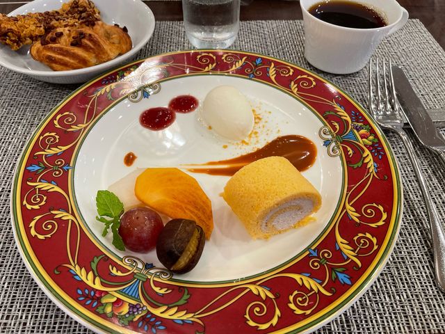 朝食のデザート_ポルトーネ プレミアホテル門司港
