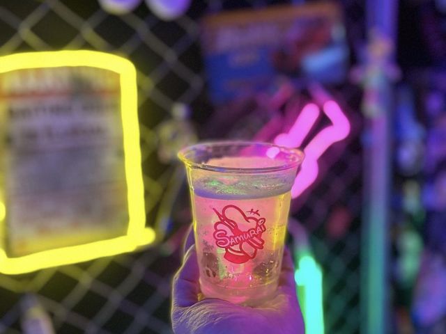 お洒落なライトアップがよかったです!_Amusement Bar Samurai アミューズメントバー サムライ 神戸三宮