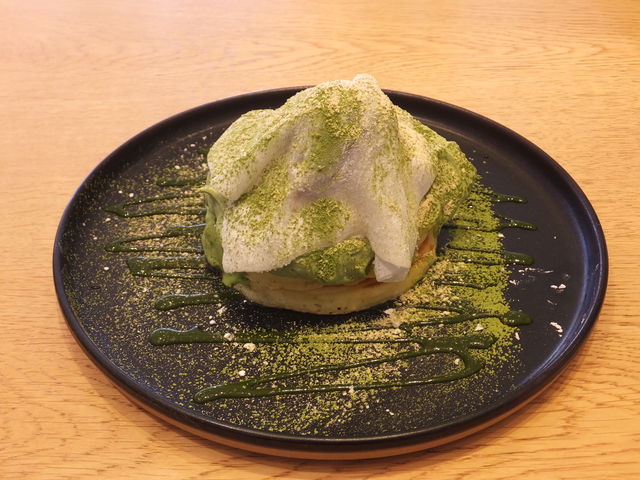 西尾抹茶のいちご大福パンケーキ_j.s. pancake cafe テラスモール湘南店
