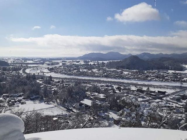 駅近なのにこの絶景。角館ってこういう地形だったのね。_一般社団法人仙北市農山村体験推進協議会