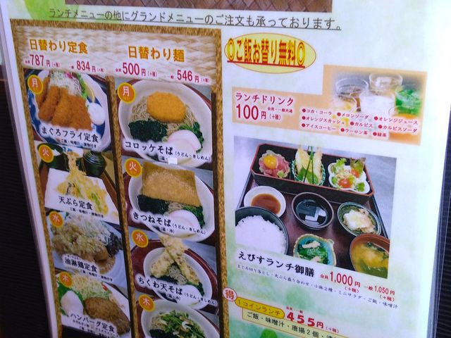 メニューのパネル_THE SPA 西新井