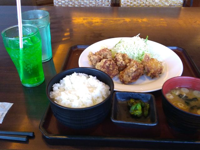 からあげ定食
ごはん大盛り無料_THE SPA 西新井