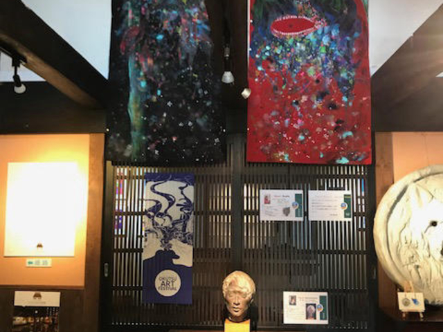 美術館のエントランスです。_かがみの近代美術館