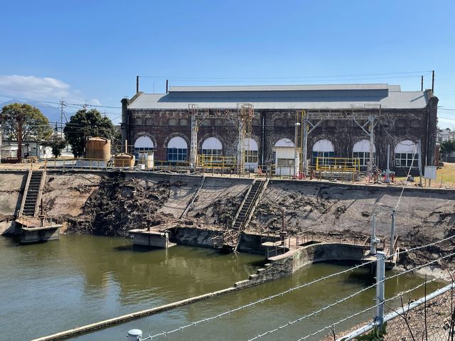 ポンプ室_遠賀川水源地ポンプ室