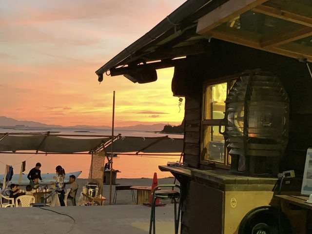 夕方まで楽しめました!!_海の家 スリーシェル