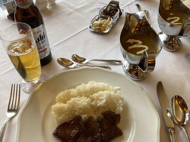 パンも付けてくれたらもう最高でしたね。_中禅寺金谷ホテル