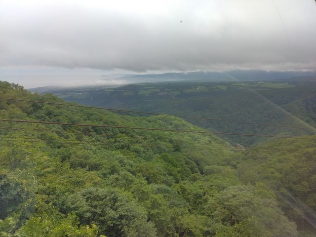 帰りは絶景を見られました。_登別温泉ケーブル