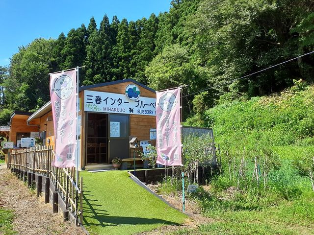 入口_三春インターブルーベリー園